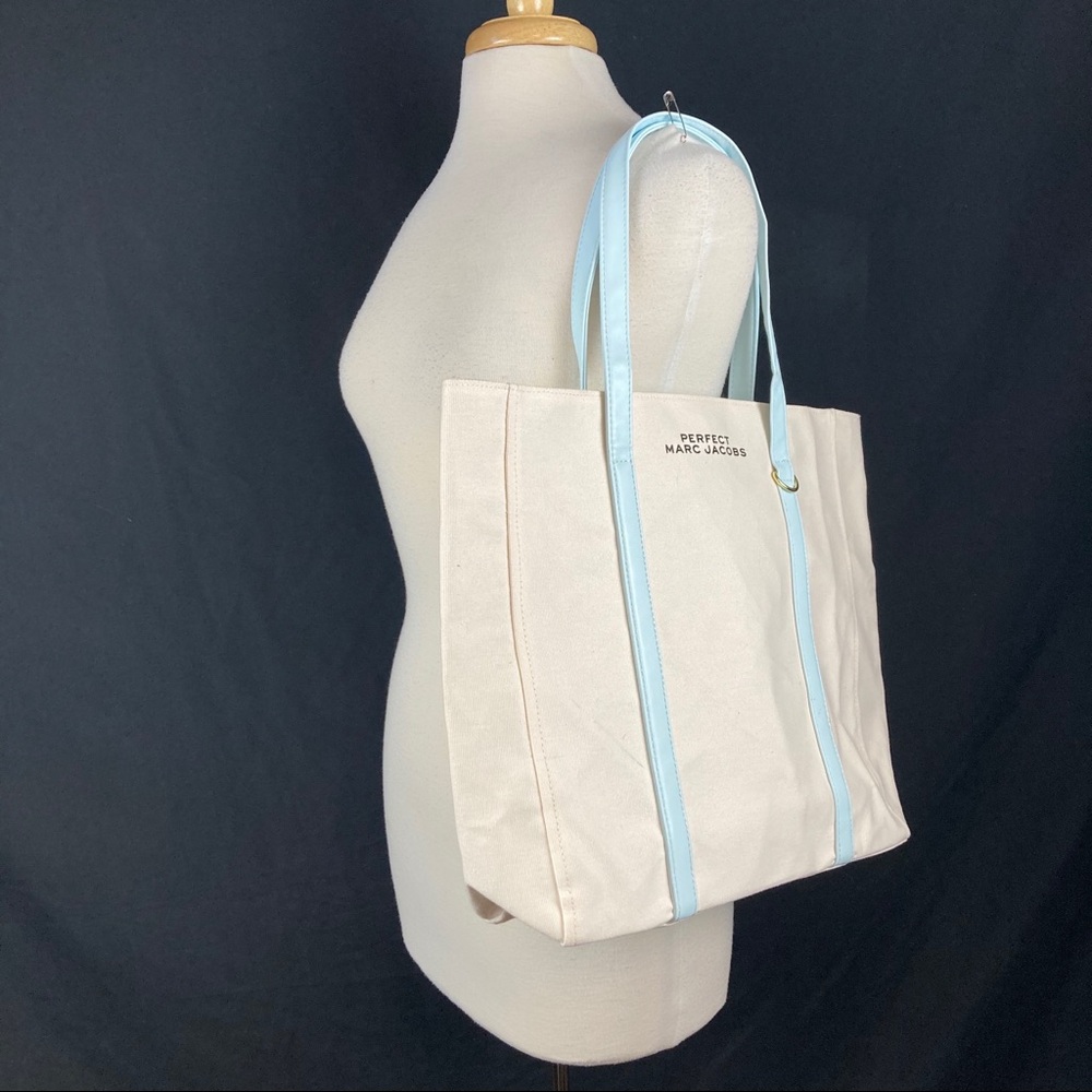 Perfect Marc Jacobs canvas tote bag